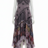 Earth Tone Floral Paisley Bohemian Festival Dress Set for Women