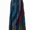 Patchwork Cotton Wrap Dress for Women – Boho Chic Festival Summer Wear