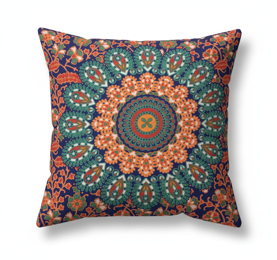 Handmade Cotton Pillow Cover – Made in Nepal