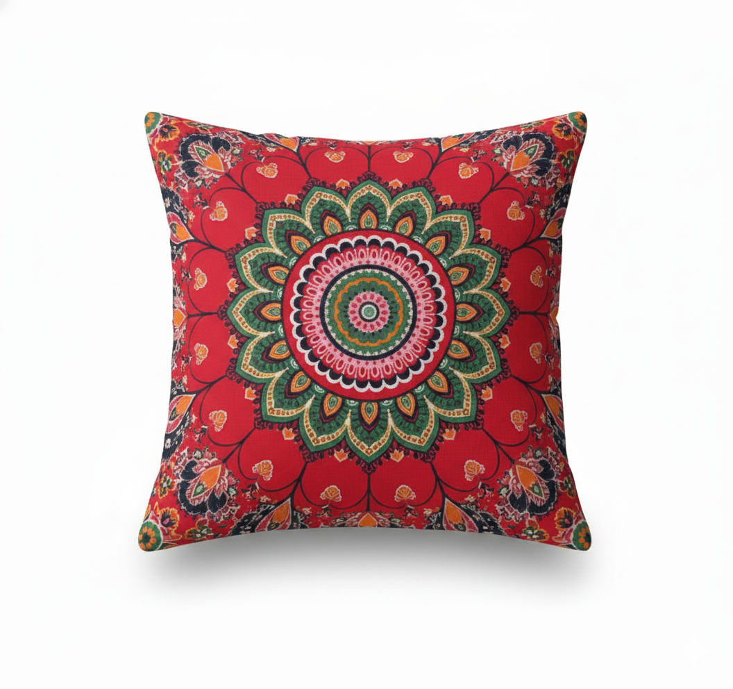 Artisan Handmade Pillow Cover – Nepal Craft