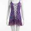 Hippie Ladies Top with Lace & Razor Cut – Handmade in Nepal