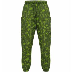 Himalayan Handmade Hippie Mushroom Print Trousers
