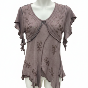 Women's Hippie Pixie Cotton Top – Nepal Handmade Bohemian Fashion