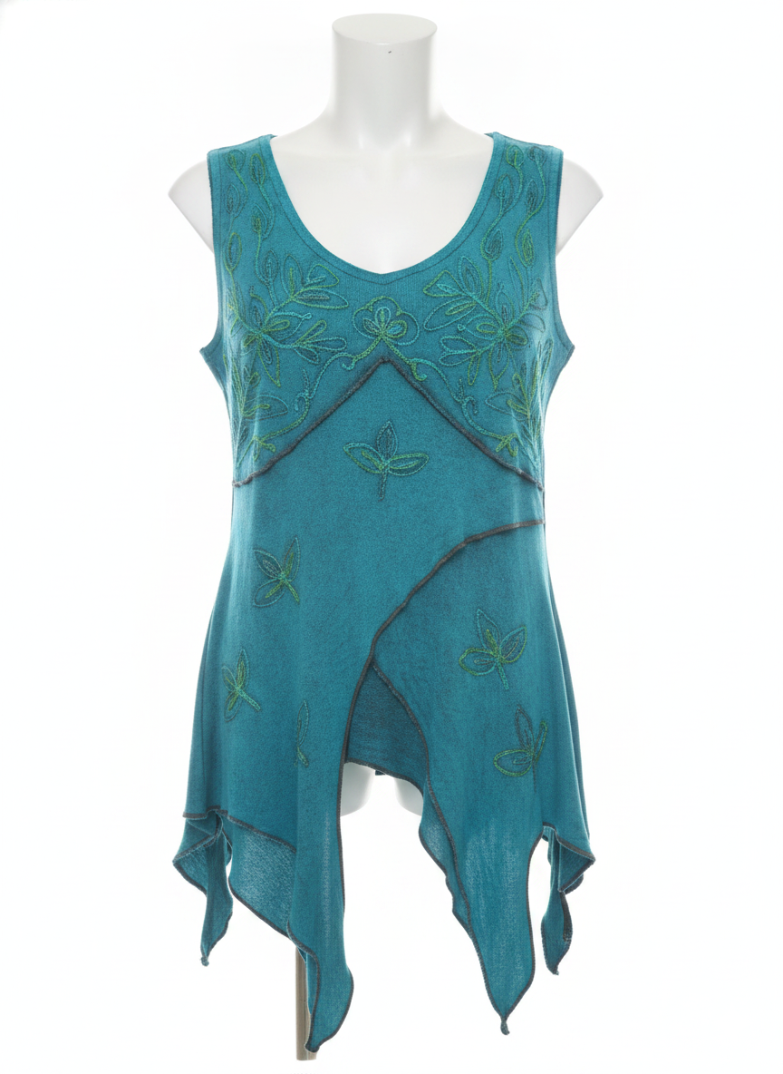 Nepal Handmade Pixie Cotton T-Shirt – Women's Bohemian Wear