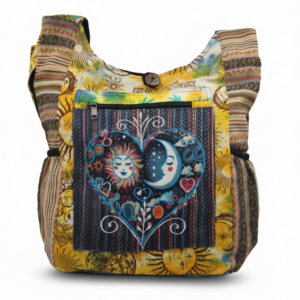 Unique Handmade Hippie Bag – Boho Festival Cotton Shoulder Bag