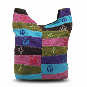 Nepal Handmade Hippie Shoulder Bag – Bohemian Festival Crossbody Purse