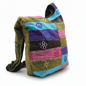 Alternative view of Nepal Handmade Hippie Shoulder Bag – Bohemian Festival Crossbody Purse