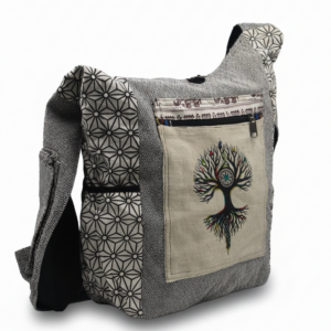 Alternative view of Vintage Style Hippie Shoulder Bag – Handmade Boho Festival Bag