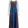 Hippie Style Summer Patchwork Dress with Hand Embroidery