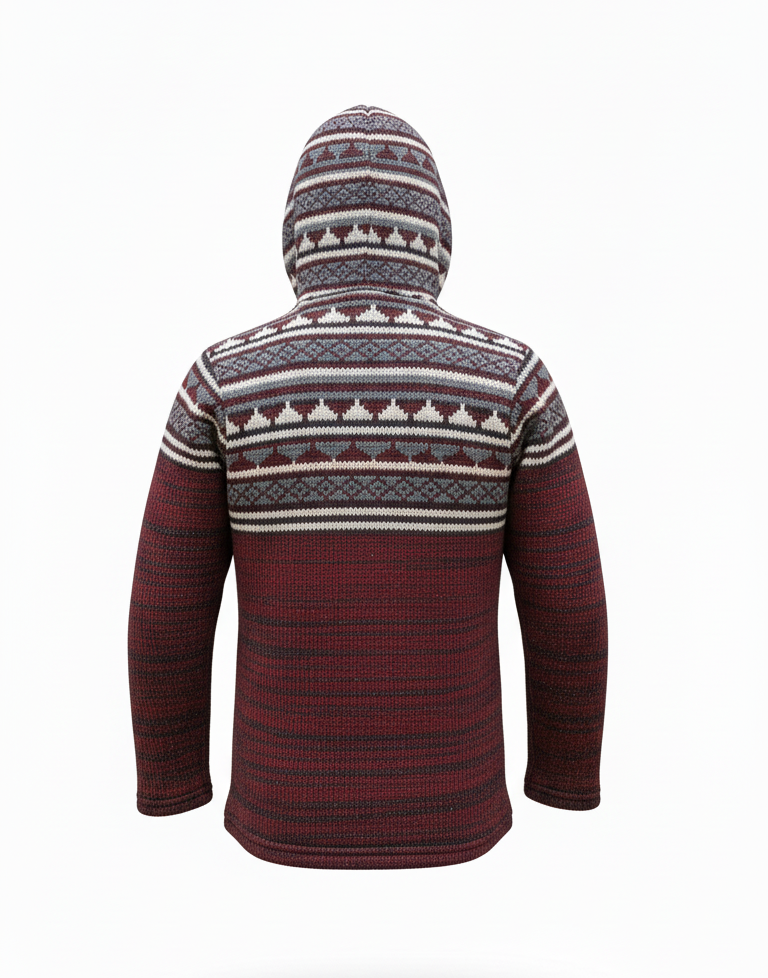 Women's Sherpa Wool Jacket Handmade in Nepal – Fleece Lined